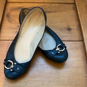 Coach leather flats